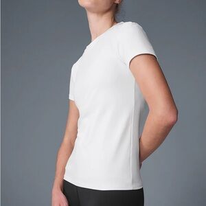 Alosoft Finesse Tee in White🤍